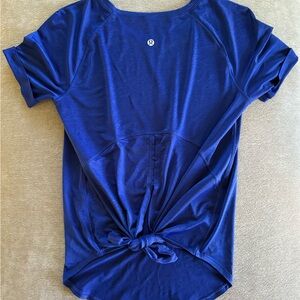 Women’s lululemon athletica Royal Blue Short Sleeve Tee